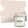 imagePRESTIGE Paints Interior Paint and Primer In One 1Gallon SemiGloss Comparable Match of Sherwin Williams Mannered GoldSW6140PCM