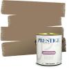 imagePRESTIGE Paints Interior Paint and Primer In One 1Gallon SemiGloss Comparable Match of Sherwin Williams Mannered GoldSW6144PCM
