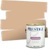 imagePRESTIGE Paints Interior Paint and Primer In One 1Gallon SemiGloss Comparable Match of Sherwin Williams Nomadic DesertSW6114PCM