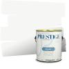 imagePrestige Paints Interior Paint and Primer In One 1Gallon Flat Comparable Match of Valspar PromenadeUltra White