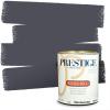 imagePRESTIGE Interior Paint and Primer in One Gargoyle Satin 1 GallonCommuter Gray