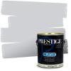 imagePRESTIGE Paints Exterior Paint and Primer In One 1Gallon Flat Comparable Match of Sherwin Williams Bohemian BlackSW6232PCM