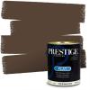 imagePRESTIGE Paints Exterior Paint and Primer In One 1Gallon Satin Comparable Match of Sherwin Williams Black MagicSW7041PCM