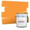 imagePRESTIGE Paints Interior House Paint and Primer In One 1Gallon Flat Comparable Match of Valspar Crme BruleeButtercup Squash