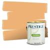 imagePRESTIGE Paints Interior House Paint and Primer In One 1Gallon Flat Comparable Match of Valspar Crme BruleeButtered Hazelnut
