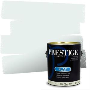 imagePRESTIGE Interior Paint and Primer in One Barbados SemiGloss 1 GallonElegant Blue