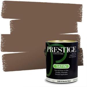 imagePRESTIGE Interior Paint and Primer in One Familiar Road SemiGloss 1 GallonBison