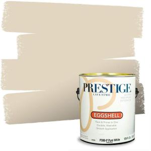 imagePRESTIGE Interior Paint and Primer in One Familiar Road SemiGloss 1 GallonBundle Up