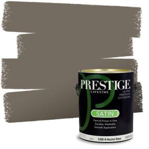 imagePRESTIGE Interior Paint and Primer in One Familiar Road SemiGloss 1 GallonCypress Earth