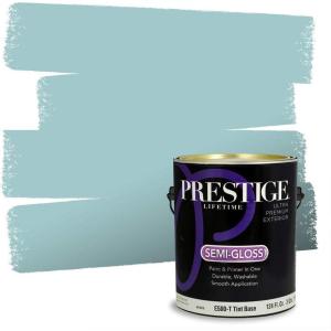 imagePRESTIGE Interior Paint and Primer in One Finch SemiGloss 1 GallonIsland Oasis