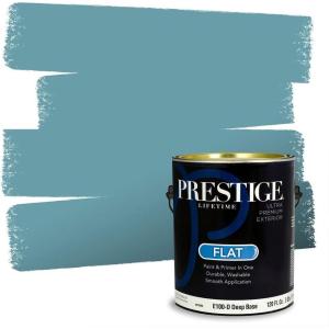 imagePRESTIGE Interior Paint and Primer in One Finch SemiGloss 1 GallonOcean View