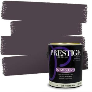 imagePRESTIGE Interior Paint and Primer in One Ivy League Eggshell 1 GallonPlum Cake
