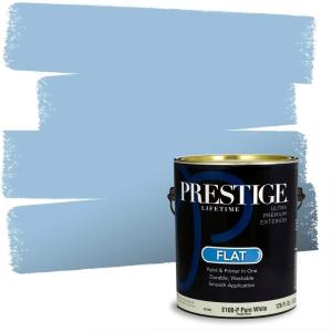 imagePRESTIGE Interior Paint and Primer in One Priority Eggshell 1 GallonMystic Blue