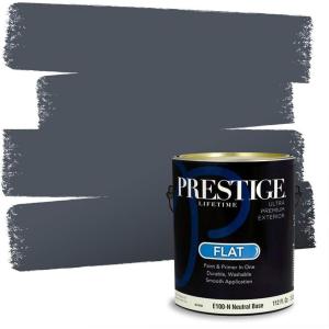 imagePRESTIGE Interior Paint and Primer in One Quaker Satin 1 GallonMidsummer Night