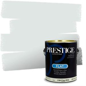 imagePRESTIGE Interior Paint and Primer in One Quaker Satin 1 GallonQuiet Blue