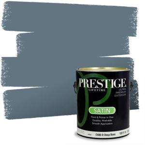 imagePRESTIGE Interior Paint and Primer in One Quaker Satin 1 GallonSafe Harbor