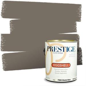 imagePRESTIGE Interior Paint and Primer in One Silver Mist Satin 1 GallonMuffin