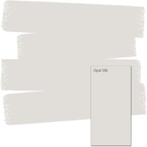 imagePRESTIGE Interior Paint and Primer in One Silver Mist Satin 1 GallonOpal Silk