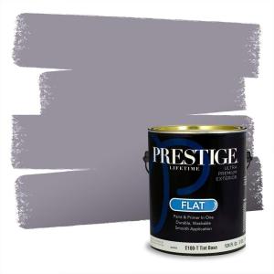 imagePRESTIGE Paints Exterior Paint and Primer In One 1Gallon Flat Comparable Match of Valspar Lucent Purple