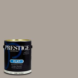 imagePRESTIGE Paints Exterior Paint and Primer In One 1Gallon Satin Comparable Match of Sherwin Williams Black MagicSW7024PCM