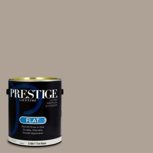 imagePRESTIGE Paints Exterior Paint and Primer In One 1Gallon Satin Comparable Match of Sherwin Williams Black MagicSW7031PCM