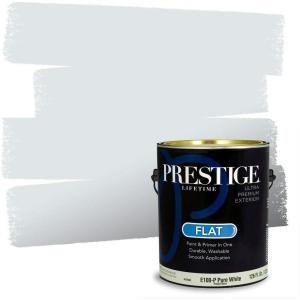imagePRESTIGE Paints Exterior Paint and Primer In One 1Gallon SemiGloss Comparable Match of Sherwin Williams BiscaySW6805PCM