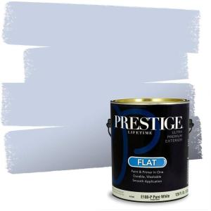 imagePRESTIGE Paints Exterior Paint and Primer In One 1Gallon SemiGloss Comparable Match of Sherwin Williams BiscaySW6814PCM