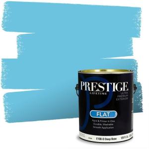 imagePRESTIGE Paints Exterior Paint and Primer In One 1Gallon SemiGloss Comparable Match of Sherwin Williams BiscaySW6953PCM
