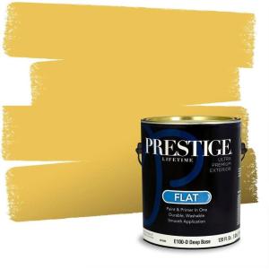 imagePRESTIGE Paints Exterior Paint and Primer In One 1Gallon SemiGloss Comparable Match of Valspar Brushed AlmondCliveden Camelback Sofa