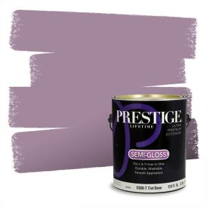 imagePRESTIGE Paints Exterior Paint and Primer In One 1Gallon SemiGloss Comparable Match of Valspar Sweet Purple