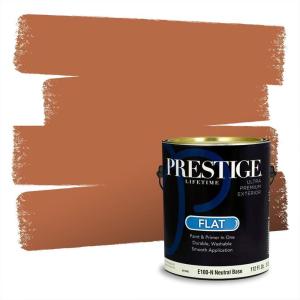 imagePRESTIGE Paints Interior House Paint and Primer In One 1Gallon Flat Comparable Match of Valspar Crme BruleeVS115La Fonda Cooper