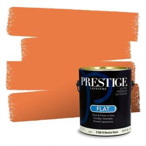 imagePRESTIGE Paints Interior House Paint and Primer In One 1Gallon Flat Comparable Match of Valspar Crme BruleeVS49Autumn Gala