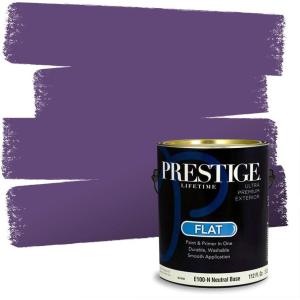 imagePRESTIGE Paints Interior Paint and Primer In One 1Gallon Eggshell Comparable Match of Sherwin Williams Gutsy GrapeSW6832PCM