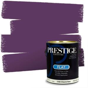 imagePRESTIGE Paints Interior Paint and Primer In One 1Gallon Eggshell Comparable Match of Sherwin Williams Gutsy GrapeSW6839PCM