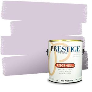 imagePRESTIGE Paints Interior Paint and Primer In One 1Gallon Eggshell Comparable Match of Valspar Early Lilac