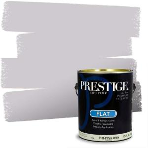 imagePRESTIGE Paints Interior Paint and Primer In One 1Gallon Flat Comparable Match of Sherwin Williams Cloud NineSW6267PCM