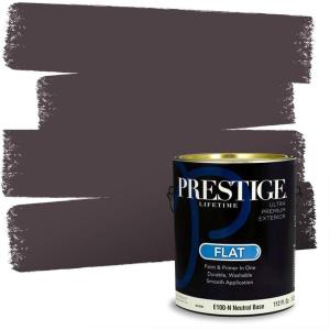imagePRESTIGE Paints Interior Paint and Primer In One 1Gallon Flat Comparable Match of Sherwin Williams Cloud NineSW6272PCM