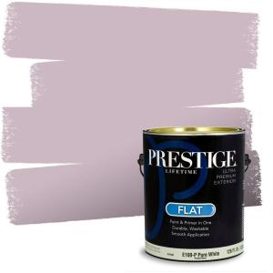 imagePRESTIGE Paints Interior Paint and Primer In One 1Gallon Flat Comparable Match of Sherwin Williams Cloud NineSW6282PCM