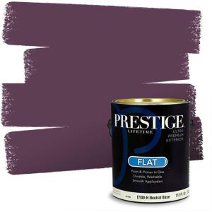 imagePRESTIGE Paints Interior Paint and Primer In One 1Gallon Flat Comparable Match of Sherwin Williams Cloud NineSW6286PCM