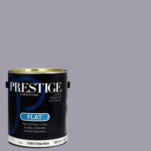 imagePRESTIGE Paints Interior Paint and Primer In One 1Gallon Flat Comparable Match of Sherwin Williams Cloud NineSW6549PCM
