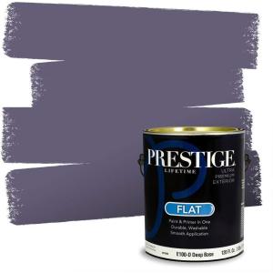 imagePRESTIGE Paints Interior Paint and Primer In One 1Gallon Flat Comparable Match of Sherwin Williams Cloud NineSW6551PCM