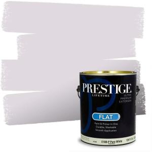 imagePRESTIGE Paints Interior Paint and Primer In One 1Gallon Flat Comparable Match of Sherwin Williams Cloud NineSW6554PCM