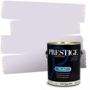 imagePRESTIGE Paints Interior Paint and Primer In One 1Gallon Flat Comparable Match of Sherwin Williams Cloud NineSW6820PCM