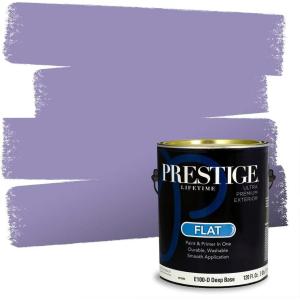 imagePRESTIGE Paints Interior Paint and Primer In One 1Gallon Flat Comparable Match of Sherwin Williams Cloud NineSW6823PCM
