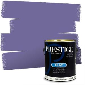 imagePRESTIGE Paints Interior Paint and Primer In One 1Gallon Flat Comparable Match of Sherwin Williams Cloud NineSW6824PCM