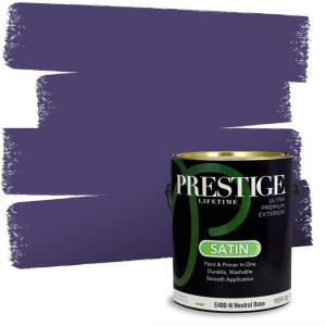 imagePRESTIGE Paints Interior Paint and Primer In One 1Gallon Flat Comparable Match of Sherwin Williams Cloud NineSW6825PCM