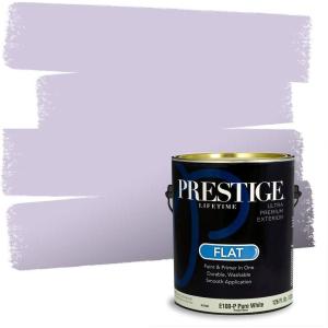 imagePRESTIGE Paints Interior Paint and Primer In One 1Gallon Flat Comparable Match of Sherwin Williams Cloud NineSW6828PCM
