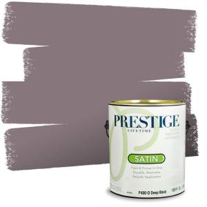 imagePRESTIGE Paints Interior Paint and Primer In One 1Gallon Flat Comparable Match of Sherwin Williams Cloud NineSoulmate