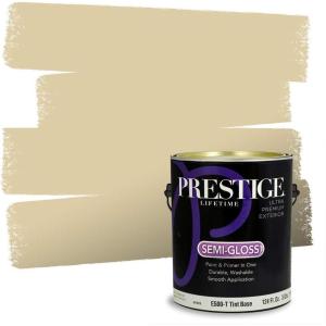 imagePRESTIGE Paints Interior Paint and Primer In One 1Gallon Flat Comparable Match of Sherwin Williams Fervent BrassSW6407PCM