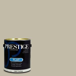 imagePRESTIGE Paints Interior Paint and Primer In One 1Gallon Flat Comparable Match of Sherwin Williams Frosty WhiteSW6163PCM